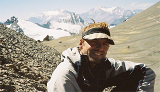 Bob Guiding on Aconcagua in South America.